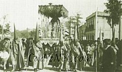 Cadiz: Virgen del Refugio de San Bernardo (1920) Este palio lo tiene actualmente la Virgen del Mayor Dolor jerezana.