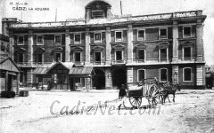 Cadiz:Edificio que hoy alberga la Diputación Provincial y que fue sede de la antigua Aduana.