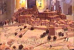 Cadiz:Maqueta de Olvera realizada en madera