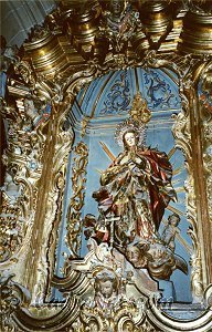 Cadiz:Inmaculada. Retablo del Evangelio