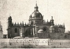 Cadiz:Antigua fotografía de la catedral de Jerez.