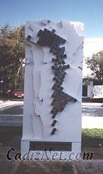 Cadiz:Monumento a la explosión de 1947
