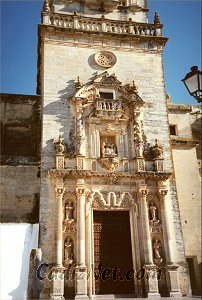 Cadiz:Portada. Iglesia Parroquial de San Pedro