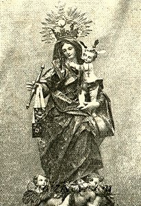 Cadiz:Antigua fotografía de la Virgen de Portacoeli