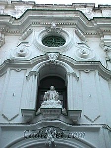 Cadiz:Detalle de la fachada