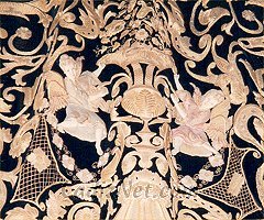 Cadiz:Detalle del manto de María Santísima de los Dolores