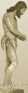Cadiz:Antigua fotografía de la talla, sin atavíos procesionales