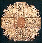 Cadiz:Cruz de Guía. Lignum Crucis (Detalle)