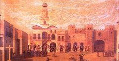 Cadiz:La Plaza San Juan de Dios durante el saqueo anglo-holandés de 1596