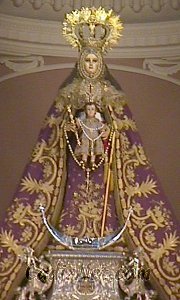Cadiz:Virgen del Rosario. Patrona de Cádiz