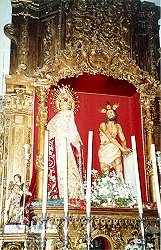 Cadiz:Los Titulares en su retablo (Iglesia Mayor)