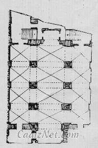 Cadiz:Planta de la capilla baja