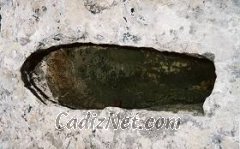 Cadiz:Enterramiento de mayor anchura excavado en la roca