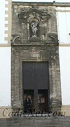 Cadiz:Portada de la Iglesia de Santo Domingo